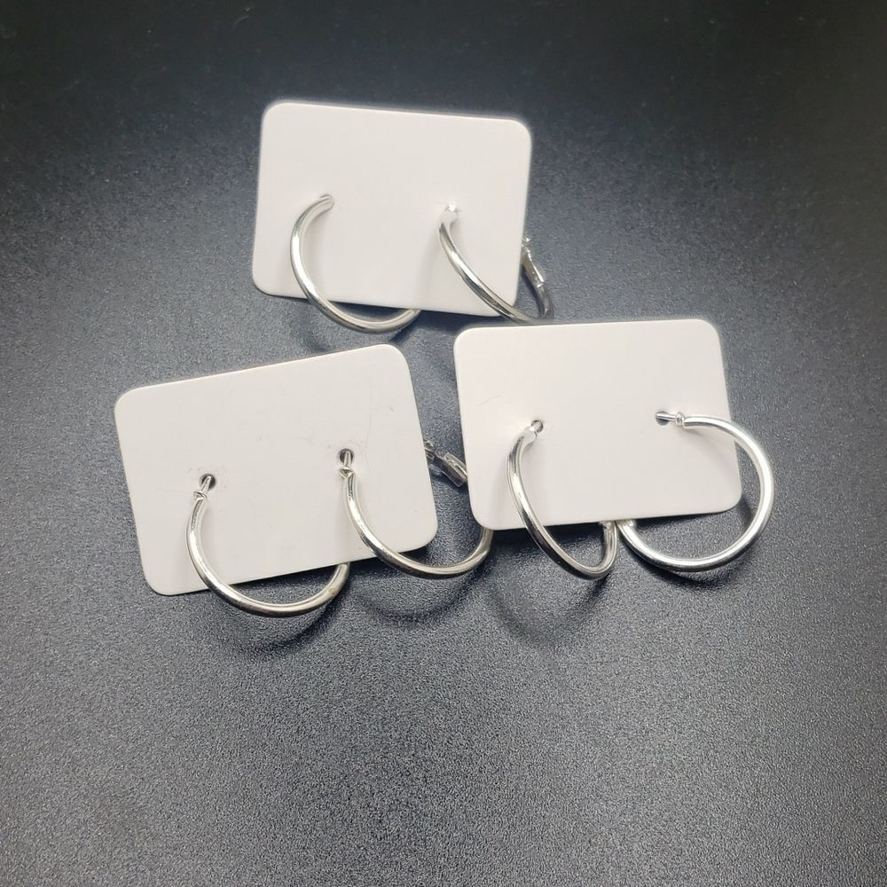 small Silver hoop Earrings